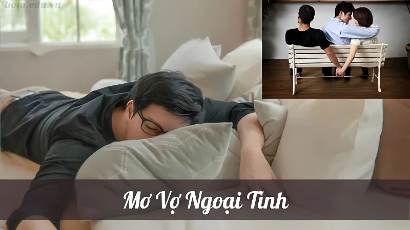 Mơ vợ ngoại tình với cấp trên hoặc đồng nghiệp